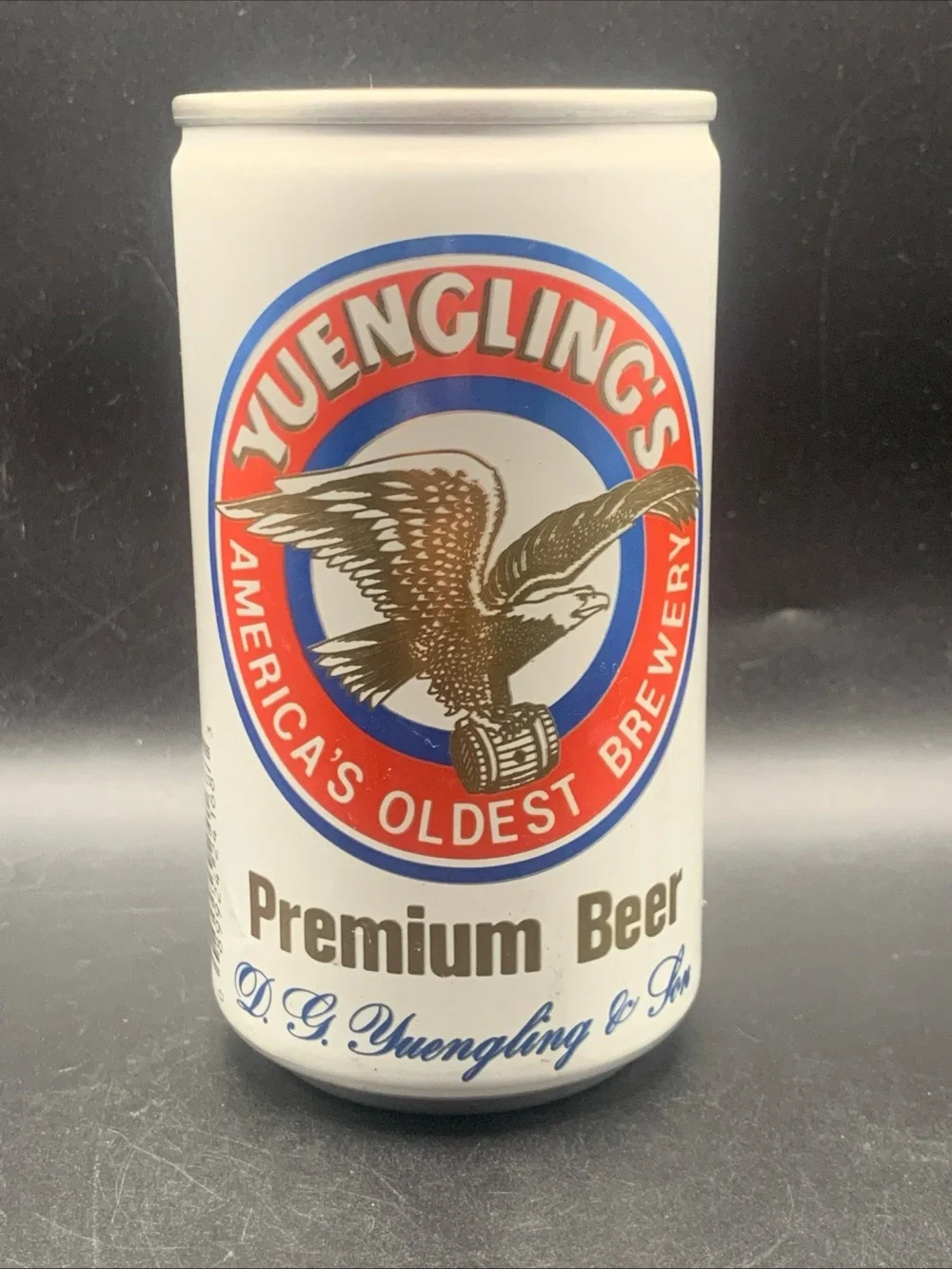 Vintage Beer Can Yuengling Shamokin 125th Year of Pride Tab Empty